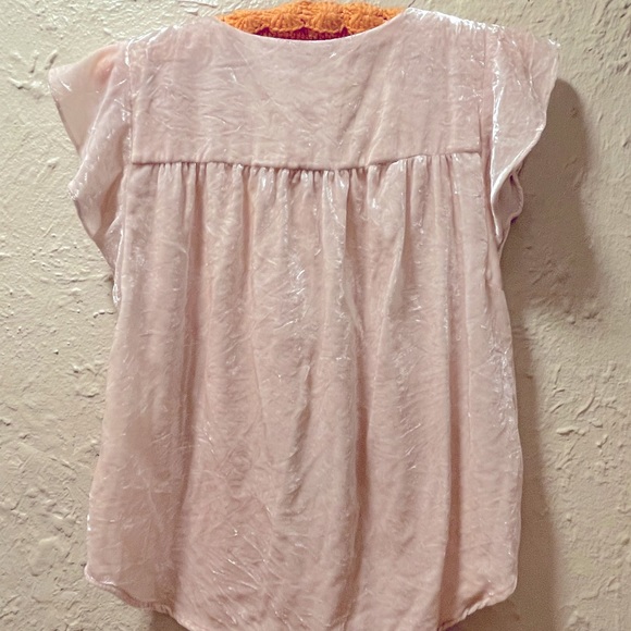 LOFT Crushed Velvet Blouse - Picture 2 of 2